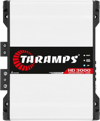 Taramps HD 3000 2 أوم فئة D قطعة واحدة صوت السيارة أمبير 3000 واط RMS + Taramps TS 400x4 2 أوم مجموعة كاملة 4 قنوات 400 واط RMS حزمة مضخم صوت للسيارة، عبوتان in Kuwait