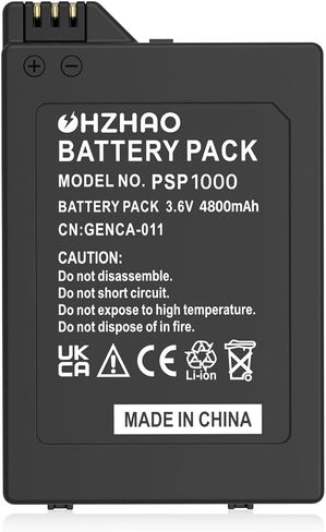1pack 4800mAh Rechargeable PSP 1000 Battery, 2024 New Upgrade High Capacity 3.6V Battery, Suitable for Sony PSP 1000 (1001, 1002, 1003, 1004, 1005, 1006, 1007, 1008, 1010), PSP Fat etc in Saudi Arabia