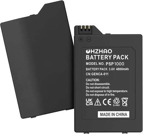 1pack 4800mAh Rechargeable PSP 1000 Battery, 2024 New Upgrade High Capacity 3.6V Battery, Suitable for Sony PSP 1000 (1001, 1002, 1003, 1004, 1005, 1006, 1007, 1008, 1010), PSP Fat etc in Saudi Arabia