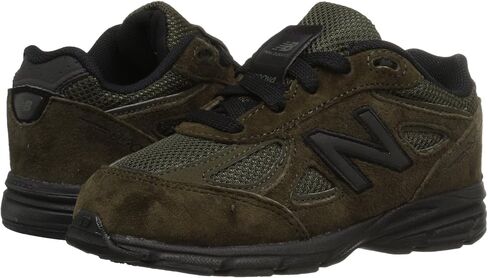 New Balance Kid's Made in US 990 V4 Sneaker, Olive/Black, 4 Infant in Saudi Arabia
