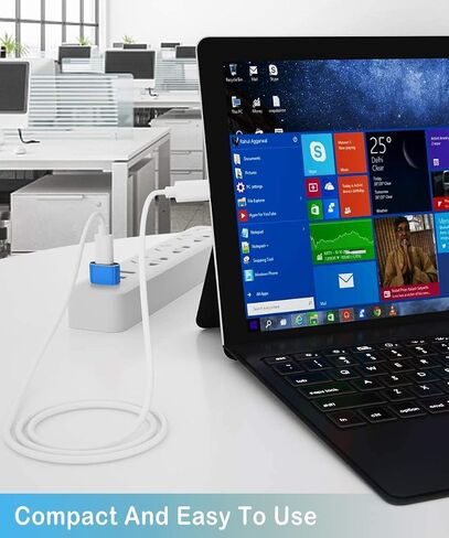 5 PackUSB C Female to Male Adapter,Type A Power Charger Cable… (Blue) in Saudi Arabia