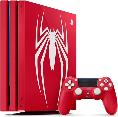 وحدة التحكم PlayStation 4 Pro سعة 1 تيرابايت ذات الإصدار المحدود - حزمة Marvels Spider-Man [توقفت] (تم تجديدها) in Saudi Arabia
