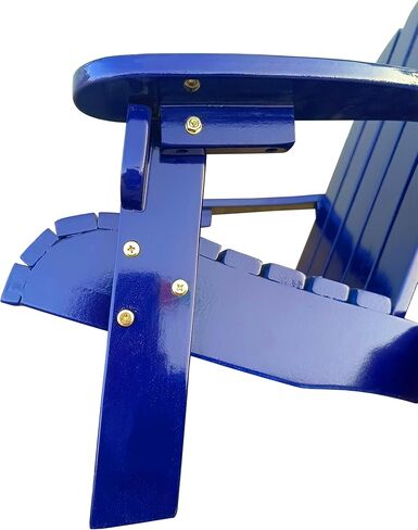 كرسي هزاز للأطفال، كرسي هزاز من الخشب الصلب المتين للأولاد والبنات، مثالي للاستخدام الداخلي والخارجي (أزرق) in Kuwait