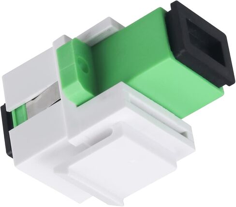 5 Pack SC/APC Fiber Optic Coupler Keystone Jack Modular for Patch Panels and Wall Plates Fiber Optic Cable Adapter SC Singlemode in Saudi Arabia
