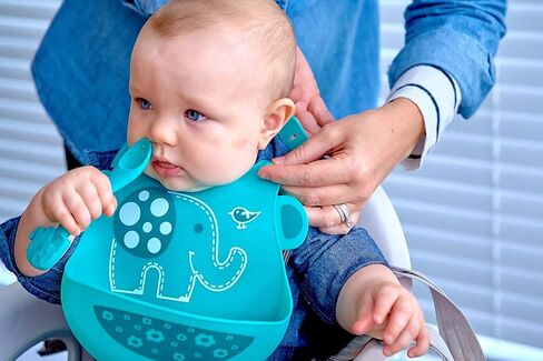 Baby Feeding Spoon, Silicone Training Spoon for Babies, BPA & Phthalate Free, 6 Month+ in Saudi Arabia