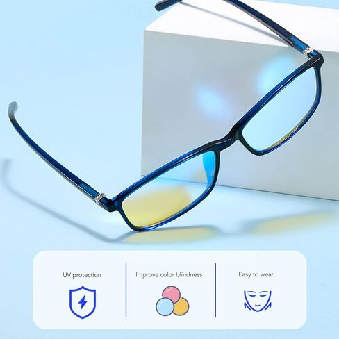 نظارات عمى الألوان، نظارات تصحيح عمى الألوان، نظارات الضعف، نظارات عمى الألوان، نظارات تصحيح عمى الألوان باللون الأحمر والأخضر في الهواء الطلق in Saudi Arabia
