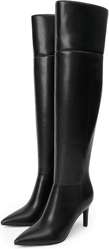 Modatope Thigh High Boots for Women Over The Knee Sexy Pointed Toe High Heel Boots Side Zipper Long Boots in Saudi Arabia