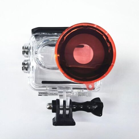 Underwater Dive Lens Filters for Go3 Camera, Compatibility, Color Rendition, Calibration Color, Multifunctional, High Transparency (Red) in Saudi Arabia