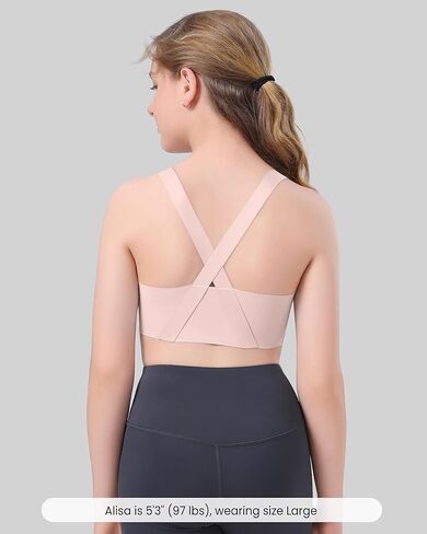 Training Bras for Girls Seamless Teen Girl Bras Ultra Soft Crossback Light Sport Bras Fixed Pads Invisible Teen Bras in Saudi Arabia