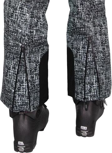 Obermeyer Bliss Pants for Women - Contoured and High Back Waistband, Cozy and Stylish Slim Fit Winter Pants Black 8 R in Saudi Arabia