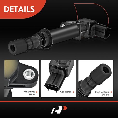 A-Premium Engine Ignition Coil Packs Compatible with Dakota Ram 1500 2002-2008 Durango 2004-2008 Jeep Commander Grand Cherokee 2005-2008 V6 3.7L 6-PC Set in Kuwait
