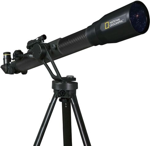 National Geographic CF700SM Black Carbon Fiber Refractor Telescope with Phone Adapter in Saudi Arabia