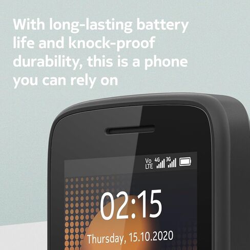 نوكيا 215 | جي إس إم | مقفلة الهاتف المحمول | 4G | النسخة الدولية | أسود in Kuwait