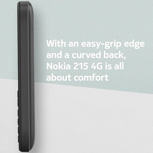 نوكيا 215 | جي إس إم | مقفلة الهاتف المحمول | 4G | النسخة الدولية | أسود in Kuwait