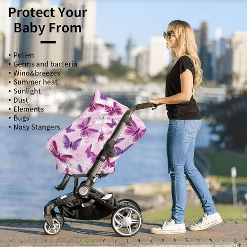 Brown Cow Print Western Baby Stuff Car Seat Covers Multi-Use Car Seat Canopy Carrier Cover, Breathable Breastfeeding Cover Boys & Girls in Saudi Arabia