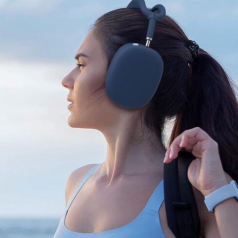Silicone Case Cover for AirPods Max Headphones, Anti-Scratch Ear Pad Case Cover/Ear Cups Cover/Headband Cover for AirPods Max, Soft Sweat-Proof Silicone Protector Accessories for Apple AirPods Max in Saudi Arabia