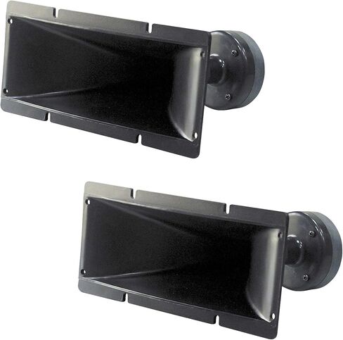 Pyle PH391 مكبر صوت فردي للسيارة متوسط ​​المدى مقاس 4 × 10 بوصة، محرك بوق بقوة 200 وات ومقاومة 8 أوم، أسود (عبوتان) in Saudi Arabia