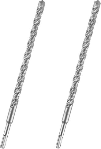 CYEAH 2 Pcs 5/8 Inch x 12 Inch SDS Plus Rotary Hammer Drill Bit, Rotary Hammer Drill Bit Carbide Tipped for Brick, Stone and Concrete in Saudi Arabia