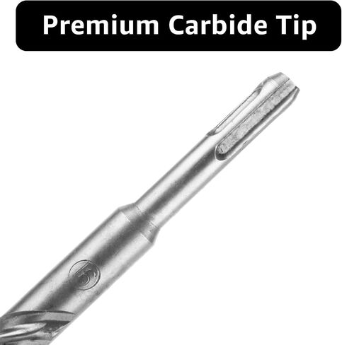 CYEAH 2 Pcs 5/8 Inch x 12 Inch SDS Plus Rotary Hammer Drill Bit, Rotary Hammer Drill Bit Carbide Tipped for Brick, Stone and Concrete in Saudi Arabia