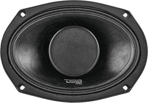 DS18 PRO-HY69.4B 6x9 مكبر صوت هجين متوسط ​​المدى مقاوم للماء مع محرك 1 بوصة بقدرة 250 واط بحد أقصى 4 أوم - نطاق متوسط ​​مع بوق محرك ضغط رائع للدراجات النارية وجميع التطبيقات الصوتية in Saudi Arabia