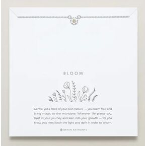 قلادة بريان أنتوني بلوم داينتي فضية/شفافة in Kuwait