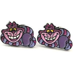 Fandom Bazaar TV Movies Show Original Design Quality Anime Cartoon Alice Wonderlan Stud Earrings Gifts for woman girl