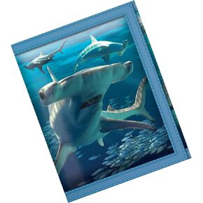 3D LiveLife Wallets - Hammerhead Sharks from Deluxebase. Lenticular 3D Ocean Wallet. Cash, coin and card holder with artwork licensed from renowned artist David Penfound