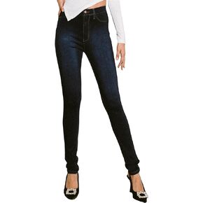 Vibrant Women’s Denim Skinny Jeans – High Waisted Soft Cozy Stretchy Casual Comfy Slim Fit Pants