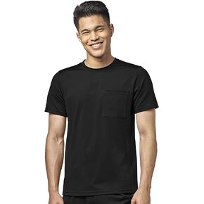 Men's Moto Knit Crew Neck Top