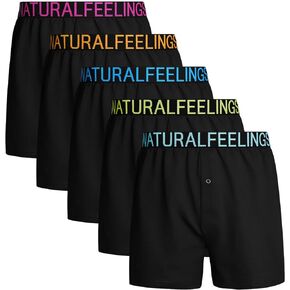 5Mayi Mens Cotton Knitting Boxer Shorts Classic Mens Boxers Underwear for Men Pack S M L XL XXL
