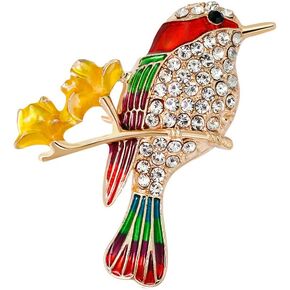 Comelyjewel Womens Animal Bird Rhinestone Brooch Pin Corsage Clothes Ornaments Jewelry Gifts