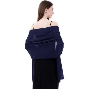 Chiffon Scarves Shawls and Wraps for Women Soft Pashmina Scarf for Wedding Bridal