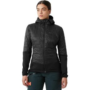 Helly-Hansen Women's LIFAloft Hybrid Insulator Jacket, 991 Black Matte, X-Large