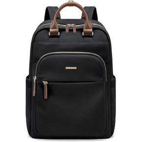 حقيبة ظهر للكمبيوتر المحمول من GOLF SUPAGS للنساء، حقيبة ظهر للعمل، حقيبة كمبيوتر للسفر، حقيبة نهارية تناسب الكمبيوتر المحمول مقاس 15.6 بوصة (أسود-جديد) in Kuwait