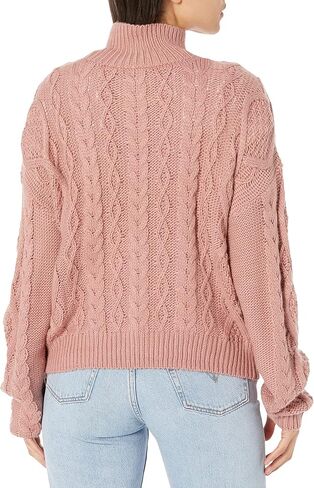 Lucky Brand Women's Half-Zip Cable Sweater in Saudi Arabia