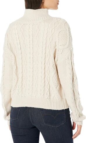 Lucky Brand Women's Half-Zip Cable Sweater in Saudi Arabia