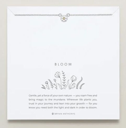 قلادة بريان أنتوني بلوم داينتي فضية/شفافة in Kuwait