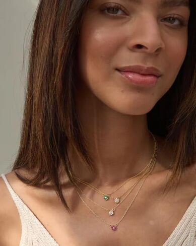 قلادة بريان أنتوني بلوم داينتي فضية/شفافة in Kuwait