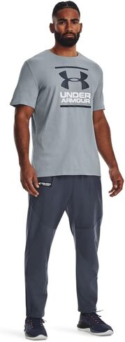 Under Armour Men's Global Foundation Short-Sleeve T-Shirt, (465) Harbor Blue/Harbor Blue/White, Small in Saudi Arabia