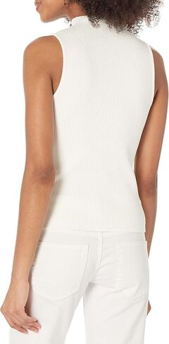 Vince Women's Slvls Ribbed Mock Nk in Saudi Arabia