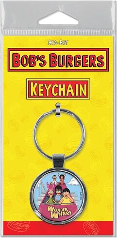 Ata-Boy Bobs Burgers 1.5" Fob Keychain for Keys, Backpack Pulls and More in Saudi Arabia