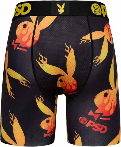 PSD Men's Playboy Flames Boxer Briefs, Multi, S in Saudi Arabia