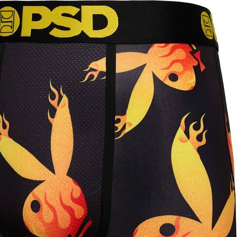 PSD Men's Playboy Flames Boxer Briefs, Multi, S in Saudi Arabia