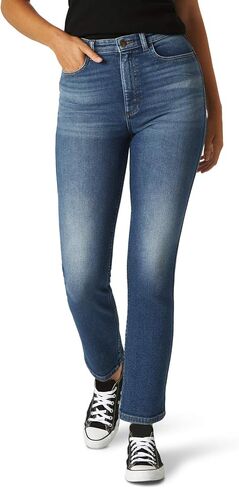 LEE Women's Relaxed Fit Straight Leg Ankle Jean in Saudi Arabia