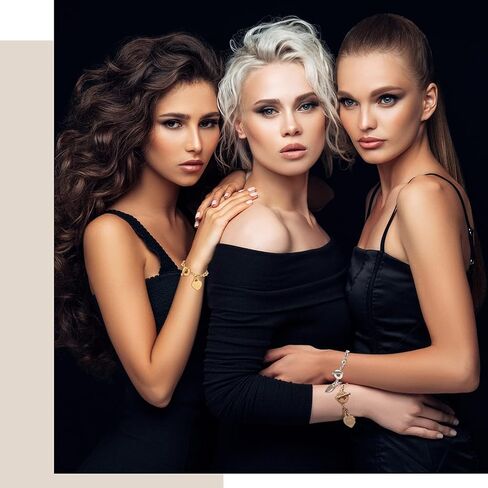 هدايا عيد الأم من Emibele وردة حمراء حقيقية محفوظة مع قلادة من الفضة الإسترليني S925 ومجموعة مجوهرات سوار على شكل قلب ذهبي in Kuwait