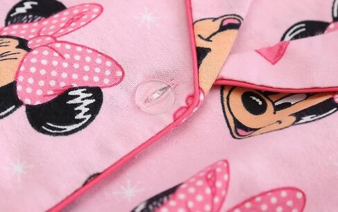 EDecor Pink Women's Pajama 100% Cotton Long Sleeve Button-Down Pajama Sets Slim-fit Size Large, Red, L in Kuwait
