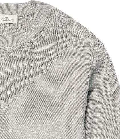 Women's Cotton Cashmere Geometric Textured Crewneck Sweater in Saudi Arabia