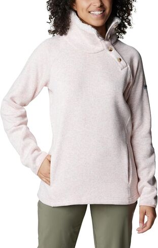 Columbia Women's Sweater Weather Sherpa Hybrid Pullover in Saudi Arabia
