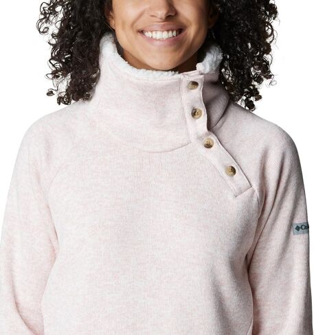 Columbia Women's Sweater Weather Sherpa Hybrid Pullover in Saudi Arabia