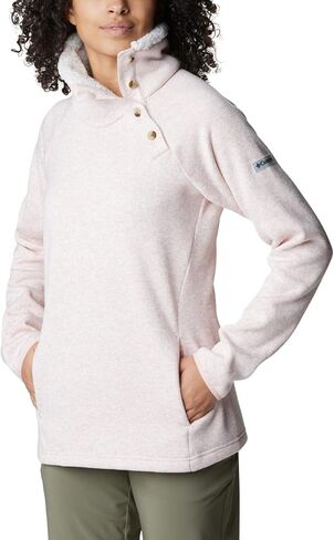 Columbia Women's Sweater Weather Sherpa Hybrid Pullover in Saudi Arabia